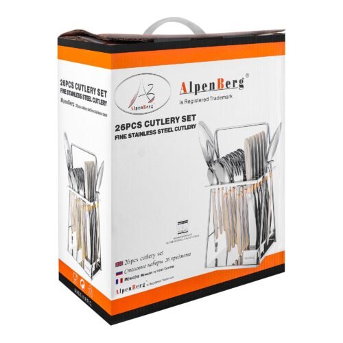 Alpen Berg Cutlery Set, 26-Pack, QQ127 - Image 3