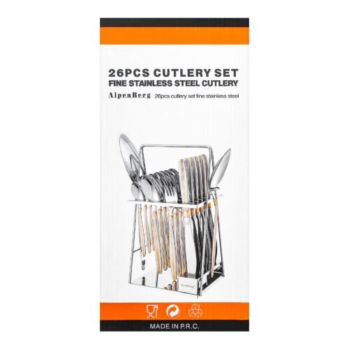 Alpen Berg Cutlery Set, 26-Pack, QQ127 - Image 2