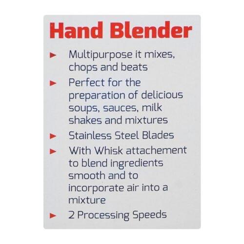 Gaba National Hand Blender & Egg Beater, 800W, GNE-5190 - Image 4