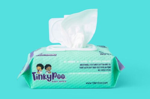 TinkyPoo Baby Wipes 1 pack (80 wipes) - Image 2