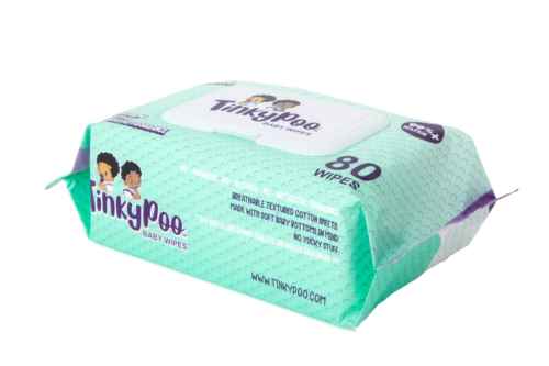 TinkyPoo Baby Wipes 1 pack (80 wipes) - Image 4